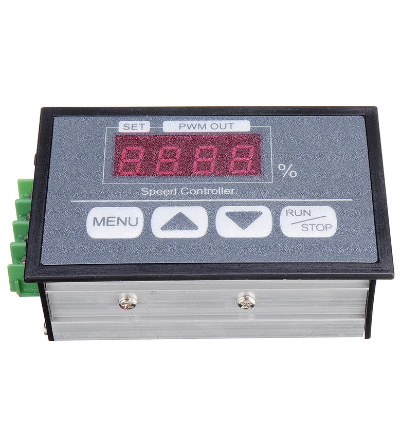 30A 6V12V60V Button Speed Controller Digital Display Percentage Tachometer DC Motor Slow Start Slow Stop Controller