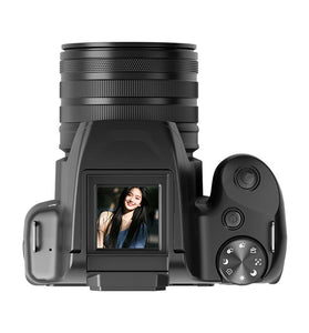 DC207 4K Digital SLR Camera 16MP 28X Zoom Dual Screen Waist Level Viewfinder Vlogging Camera Auto Focus 4800mAh Battery Photography