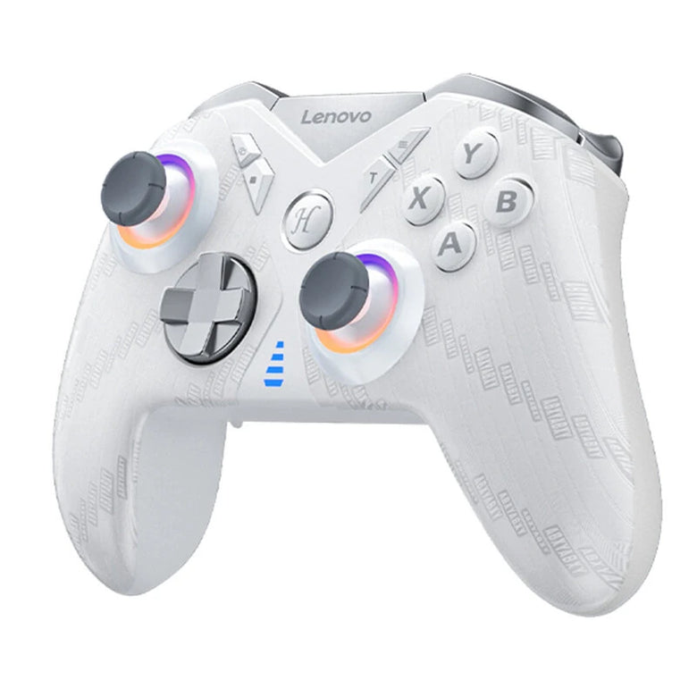 Lenovo S05 RGB Wireless Gaming Controller 1000Hz Wired+200Hz Wireless Return Rate Dual Hall Effect Joysticks+Triggers Gamepad with Dual Vibration Motors Support Six-axis Turbo Function