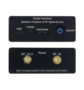 Handheld Spectrum Analyzer ZQ6 35MHz-6000MHz with Tracking Source Signal Generator ARM Processor 4.3 Inch Touchscreen Portable RF Testing Device