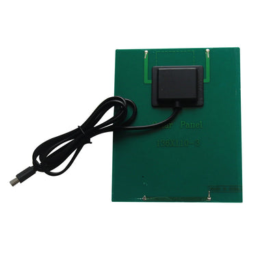2W Solar Panel Type-C Polycrystalline Silicon High Conversion Efficiency 6V/12V Compact Lightweight for Outdoor Charging System Small Appliances Garden Lights Security Cameras Camping
