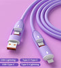 PD100W USB-A/USB-C to iP/USB-C Cable Fast Charging Data Transmission Pure Copper Core Line 1M/1.5M Long for iPhone 16 16 Pro 15 14 13 Pro Max for Xiaomi 15pro for Samsung Galaxy Z Flip6 for Oppo Reno 13