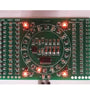 3Pcs DIY SMD Rotating LED SMD Components Soldering Practice Board Skill Training Kit