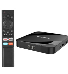 TV98 ATV W2 Android TV Box 4+64G Android 14 Amlogic S905W2 Quad Core 3D 8K Decoding Dual Band WiFi bluetooth 5.2 Voice Remote Set Top Box