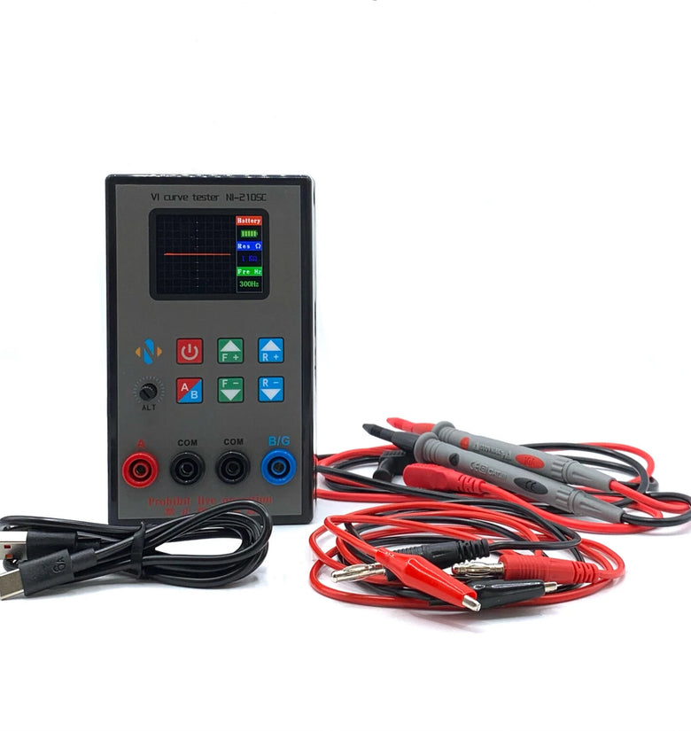 Dual Channel Analog Signal Analyzer ASA VI Curve Tester 4V Adjustable Resistance 50R-7K Frequency 20Hz-15kHz TFT Screen 3000mAh Battery Type-C Charging