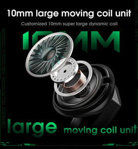 ONIKUMA T308 TWS Earphone bluetooth Earphone 10mm Moving Coil Unit AAC Audio Dual-Mic DNS Noise Reduction 40ms Low Latency Touch Control Semi-in-ear Sports Headphones