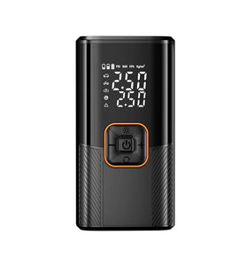 Portable Car Wireless Inflation Pump Electric Inflation Pump High-speed USB Charging Large Capacity Lithium Battery LED Lighting for Car, Motorcycle, E-Bike, Ball