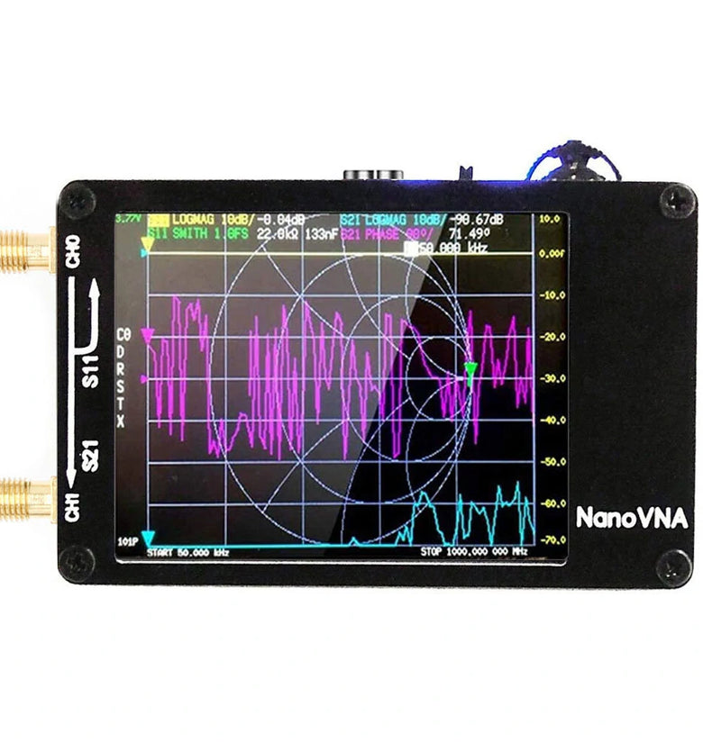 NanoVNA-PCB 10KHz-1.5GHz MF HF VHF UHF Digital Vector Network Antenna Analyzer Support 32G SD Card