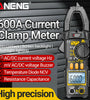 NEW ANENG PN108 Clamp Meter High-Precision AC/DC Voltage Current Tester 600A 600V Auto Power Off Backlit Display