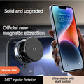 K009 Vacuum Magnetic Car Phone Holder Strong N52 Magnets 18N Force Mechanical Suction Cup Stable Three-Axis Design High Load 7kg Universal for Car Dashboard Glass Panel