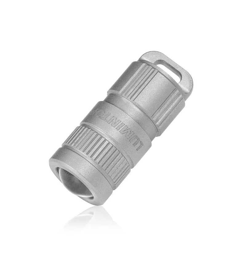 Lumintop EDC PIMI Titanium Protable Mini Keychain Flashlight with 10180 Battery USB Rechargeable Waterproof LED Keychain Light Outdoor EDC Tools