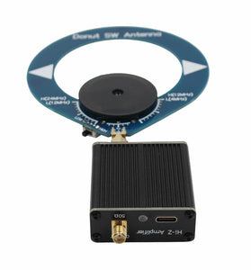 Donut AM MW/SW Mini Loop Antenna+High Resistance Amplifier Kit for HFDY Malahiteam DSP DSP2 Receiver HF Middle Wave