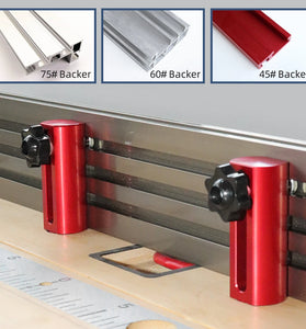 ENJOYWOOD 2PCS MFT Fence Dogs 19mm/20mm Desktop Dog Hole T-Track Hold Down Clamp Woodworking DIY Workbench Dog Hole Brackets