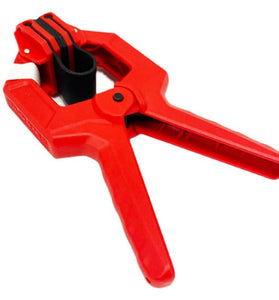 Single Hand F Clamp High Hardness Engineering Plastic G Style Design 50mm Maximum Opening Ideal for Woodworking and Model Aviation