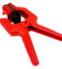 Single Hand F Clamp High Hardness Engineering Plastic G Style Design 50mm Maximum Opening Ideal for Woodworking and Model Aviation