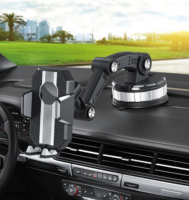 360 Rotating Mobile Phone Holder For Car Shockproof Multi-Function Car Navigation Holder Instrument Panel Suction Cup Windshield Center Console For Car