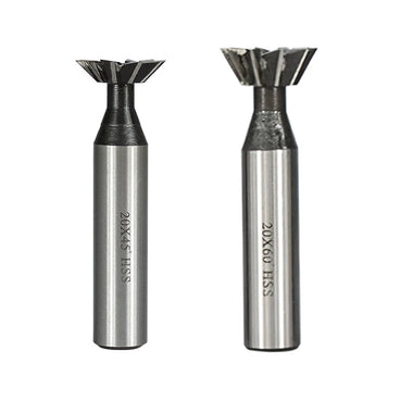 High Speed Steel Dovetail Milling Cutter 10 Blade 10mm Cutting Diameter Tip Angle 45 60 Precision CNC Router Tool Grooving