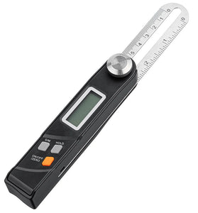 Stainless Steel 360 Degree Gauge Digital Protractor T Bevel Electronic Level Battery Operated LCD Display Angle Finder Sliding