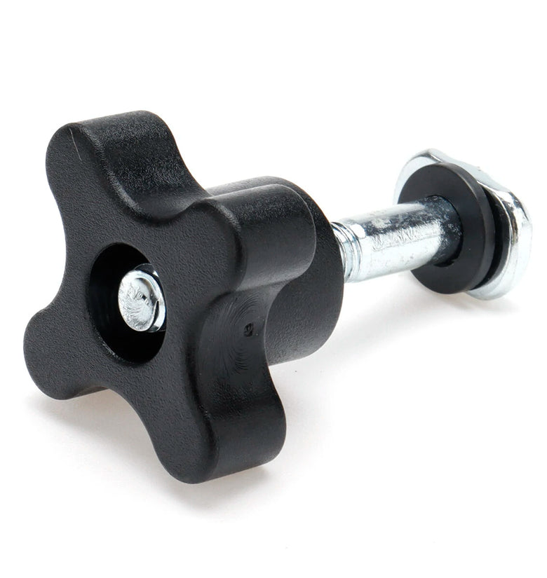 5pcs T-Track Knob Kit w/ 7 Star Threaded for Woodworking Jigs and Fixtures