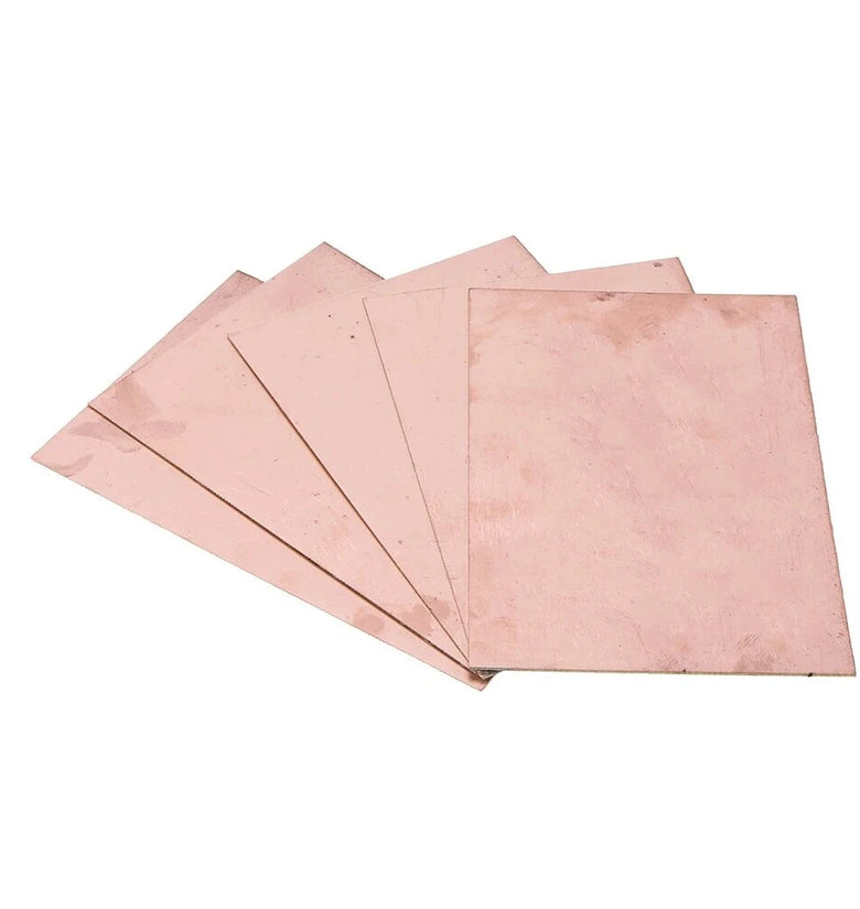 25pcs 100x150x0.8mm Single Side Copper Clad FR4 Laminate PCB Circuit Board