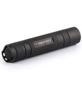 Convoy S2+ LH351D Ra 90 High CRI 4 Modes/12-Group Modes 18650 Flashlight Orang Peel Reflector Long Range LED Torch