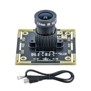 1MP HD USB Camera Module 720P Manual Focus 72/100/160 Lens Focal Length 38*38 Compatible 32*32 Camera Module USB Driver-free