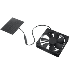 6V 1.8W Mini Solar Exhaust Fan with Solar Panel Plug and Play Brushless Motor High Air Volume for Computer Cabinet Heat Dissipation