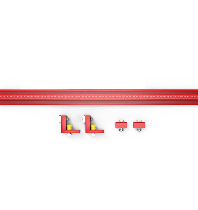 600mm Aluminum Alloy Woodworking Guide Rail Fence Table Saw Cutting Slotting Track Parallel Guide System