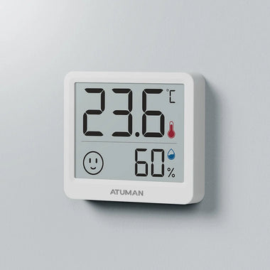 2PCS Duka Atuman THmini Electronic Temperature and Humidity Meter High Precision Vertical Infant Room Thermometer Digital Meter for Home