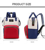 Multifunctional Large Capacity Waterproof Oxford Cloth Mobile Phone Tablet Diaper Storage Bag Backpack