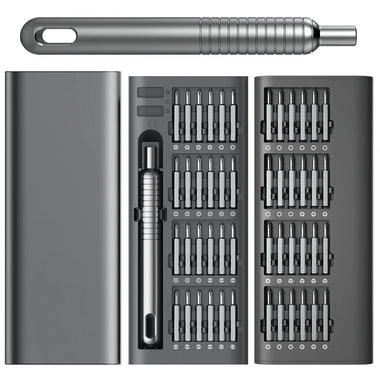 51-in-1 Manual Screwdriver Set with Strong Magnetic Functionality Aviation-grade Aluminum Alloy Shell Ergonomic Design Suitable for Various Screw Types