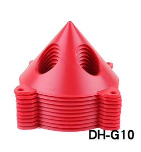 10PCS Portable Woodworking Paint Triangle Stand Wood Support Pyramids Rack Carpenter Lift Pads Feet Tool Accessories Paint Pad