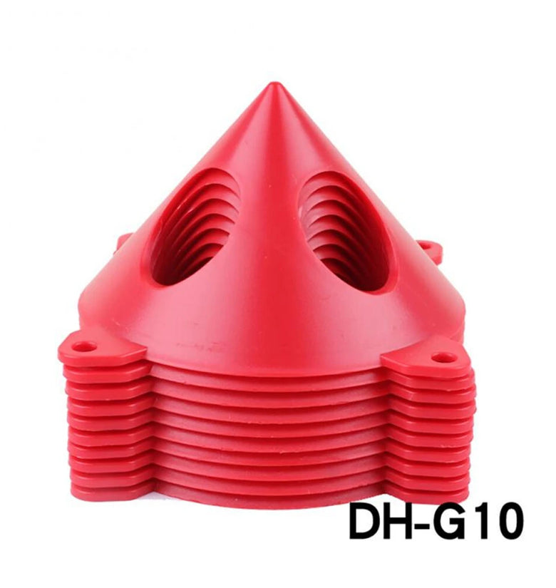 10PCS Portable Woodworking Paint Triangle Stand Wood Support Pyramids Rack Carpenter Lift Pads Feet Tool Accessories Paint Pad