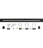 Onkel.J 28pcs Dovetail Tenon Marking Ruler Adjustable Tail Joint Marking Gauge Stable Template Support For Carpentry Marking