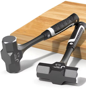 Z50 Sledge Hammer 2LB-3LB Heavy Duty One-Piece Forged Steel Non-Slip Handle for Brick Drilling Crack Hammering Construction