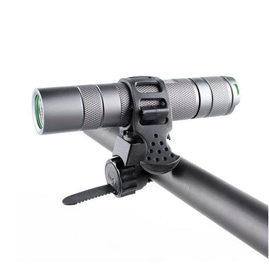 Bicycle Handlebar Light Bracket 360 Degree Rotatable Bike Lamp Holder LED Flashlight Plastic Clip Bike Light Mount Bracket