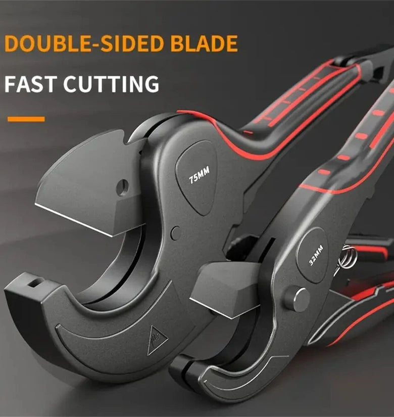 1PCS 75MM High-Speed Steel Industrial Pipe Cutter Scissors for Versatile Material Cutting PP PVC ABS PE Vinyl Rubber Tubes and Pipes