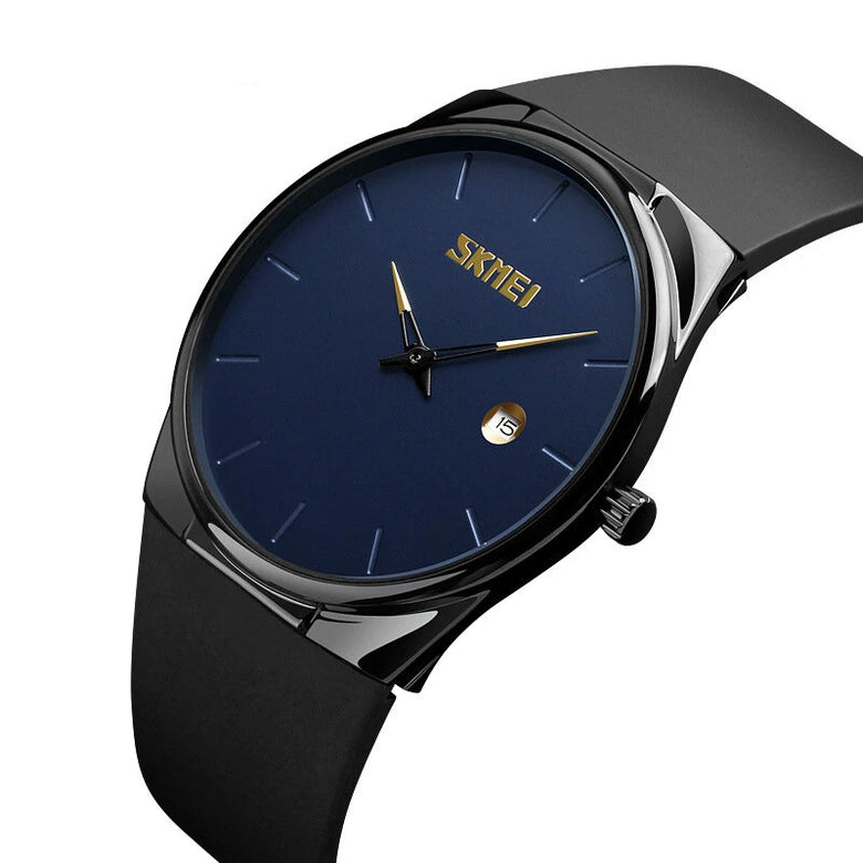 SKMEI Men's Quartz Watch Waterproof Small Dial Date Calendar Simple Fashion Sports Watch for Men Women