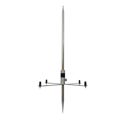 Portable Shortwave Antenna 7-54MHz HF GP Antenna Vertical Polarization 200W SSB CW FM Collapsible Telescopic Design Low SWR Outdoor Amateur Radio Antenna