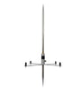 Portable Shortwave Antenna 7-54MHz HF GP Antenna Vertical Polarization 200W SSB CW FM Collapsible Telescopic Design Low SWR Outdoor Amateur Radio Antenna