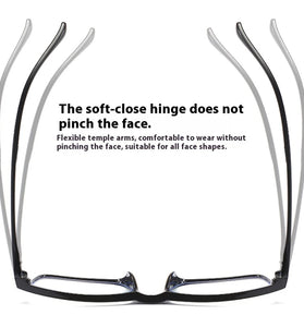 Fashion Anti-blue Light HD Reading Glasses for Men Women Classic Square Comfortable Nose Pad Presbyopia Glasses