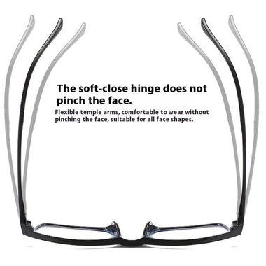 Fashion Anti-blue Light HD Reading Glasses for Men Women Classic Square Comfortable Nose Pad Presbyopia Glasses