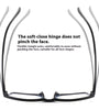 Fashion Anti-blue Light HD Reading Glasses for Men Women Classic Square Comfortable Nose Pad Presbyopia Glasses