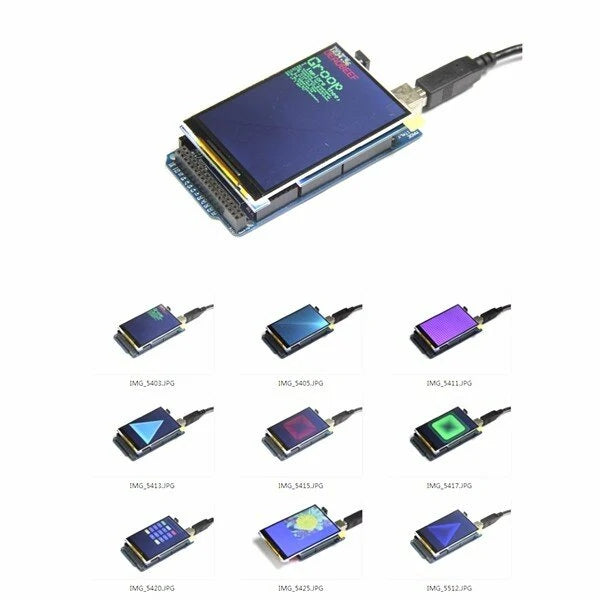 3.5 Inch TFT Color Display Screen Module 320 X 480 Support UN0 Mega2560 Geekcreit for Arduinno - products that work with official Arduinn0 boards