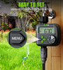 Rainpoint Smart Garden Irrigation Timer Weather-Responsive Rain Delay LCD Digital Water Timer Automatic Watering System Drip Irrigation Controller