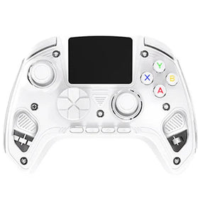 ANBERNIC RG G01 Tri-mode Smart Game Controller with 2.5D Curved Screen Dual Mode Hall Effect Triggers 1000Hz 2100mAh Wireless bluetooth Controller for PC Switch Steam iOS Android