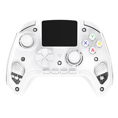 ANBERNIC RG G01 Tri-mode Smart Game Controller with 2.5D Curved Screen Dual Mode Hall Effect Triggers 1000Hz 2100mAh Wireless bluetooth Controller for PC Switch Steam iOS Android