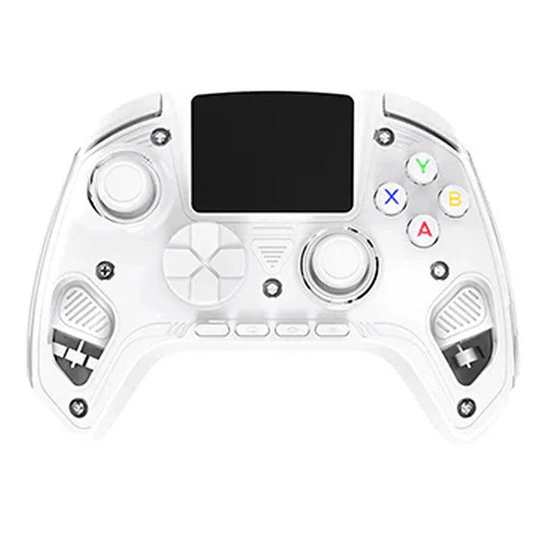 ANBERNIC RG G01 Tri-mode Smart Game Controller with 2.5D Curved Screen Dual Mode Hall Effect Triggers 1000Hz 2100mAh Wireless bluetooth Controller for PC Switch Steam iOS Android