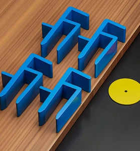 Durable Wardrobe Closing Board Clip 16-18mm Jig Fixing Clamp Carpentry Tool for Precise Marking Compact and Portable