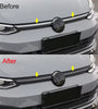 Car Front Bumper Grille Trim Grill Decoration Strip ABS Plastic Covers for VW Golf 8 MK8 2020-2023 Accessories